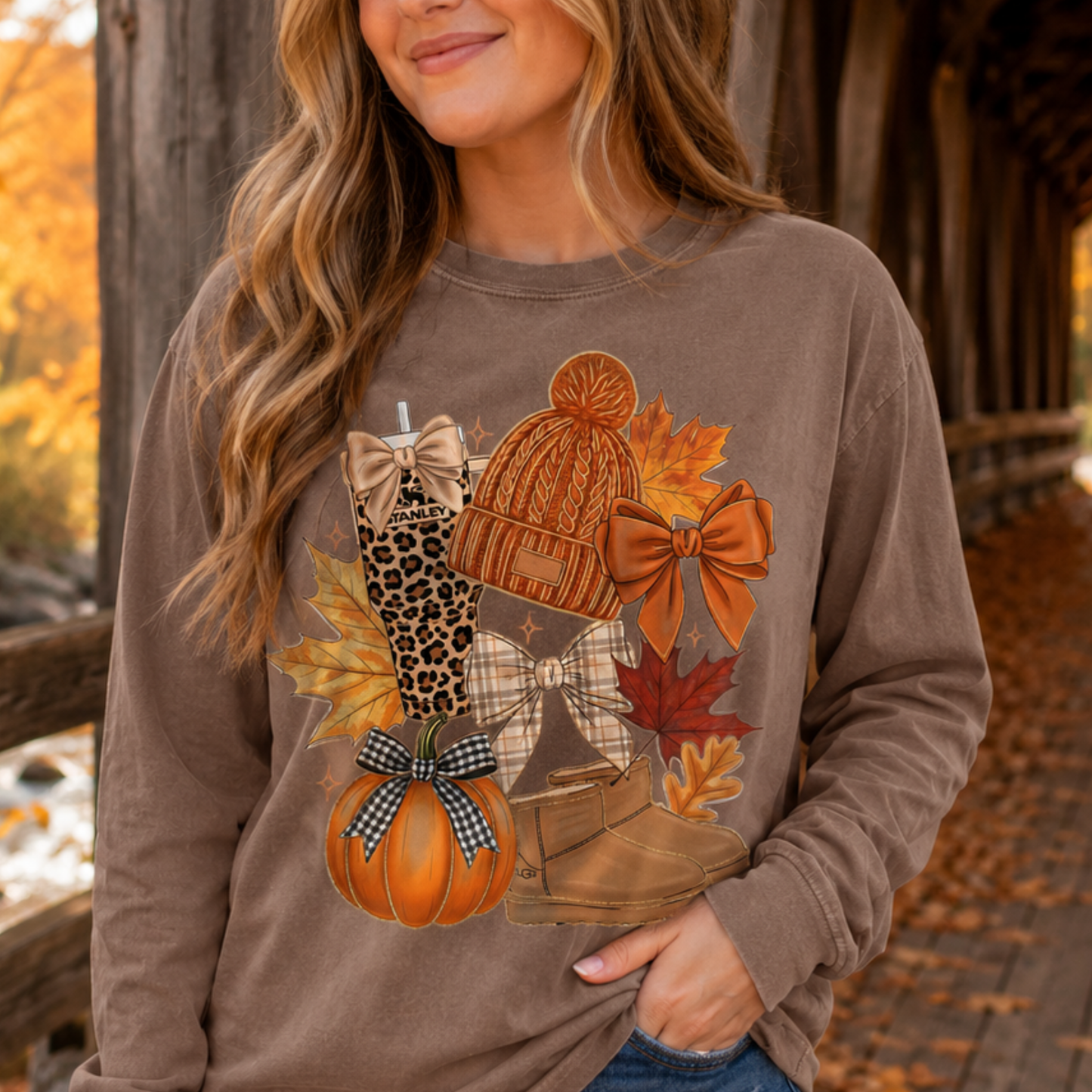 fall collage cc tee