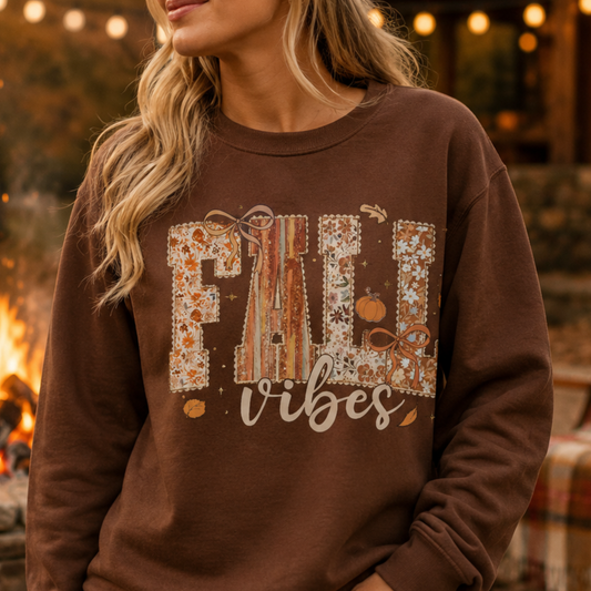 fall vibes sweatshirt