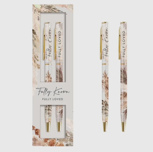 Fully Known, Fully Loved Pen Set