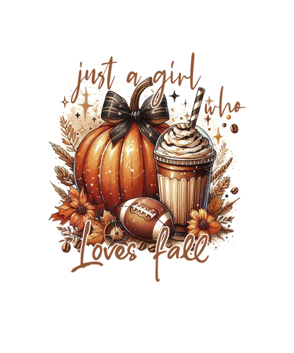 girls loves fall cc tee