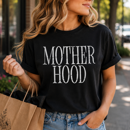 “Motherhood” Tee – For the Moms Who Do It All