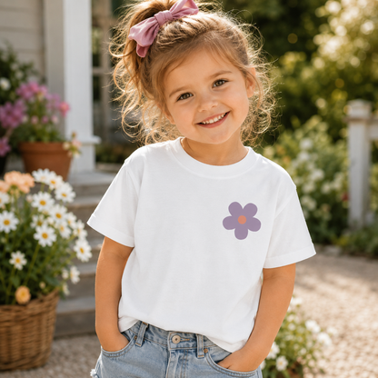 You Were Created On Purpose Kids Tee – Christian Faith Toddler Shirt (Back Design)