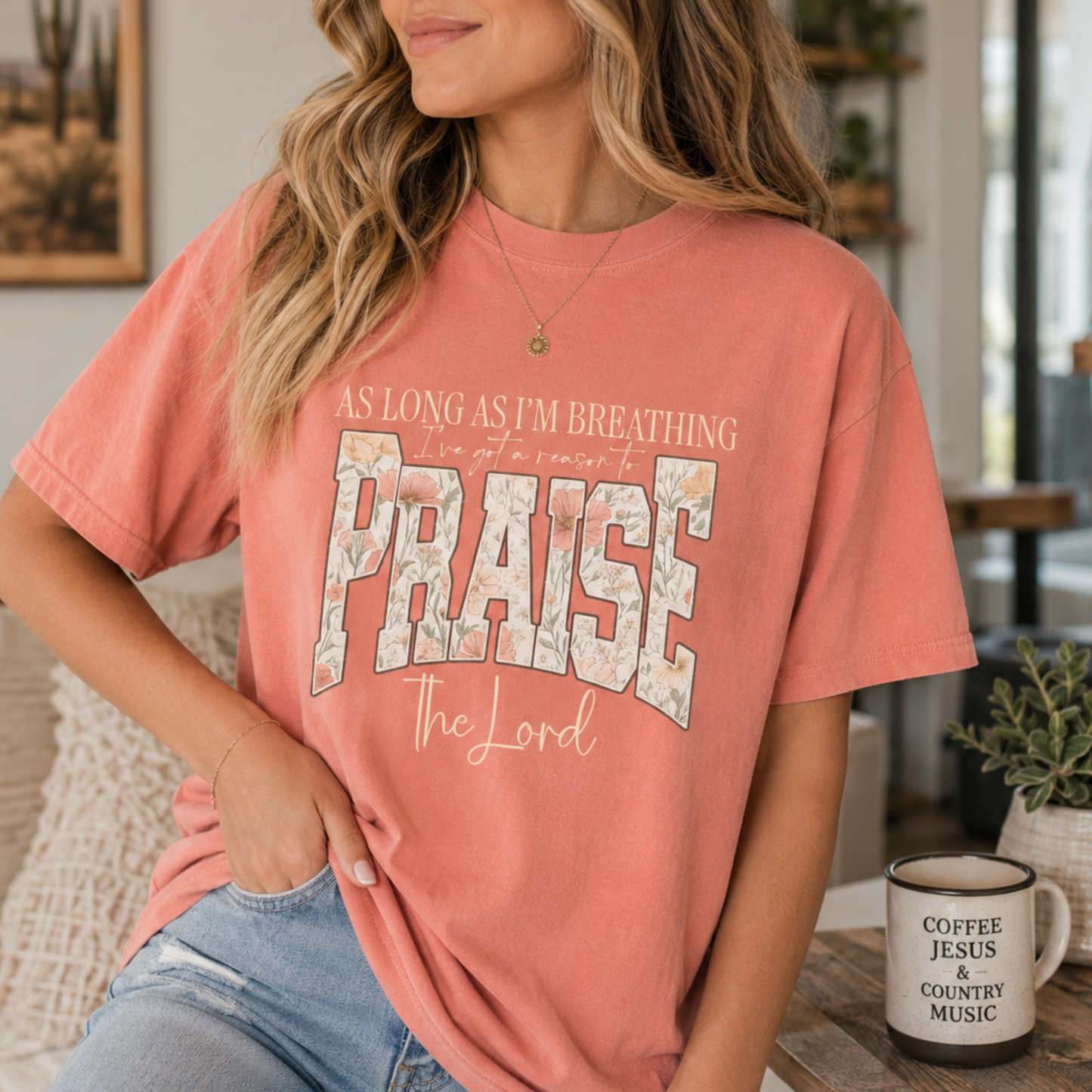 Praise the Lord Comfort Colors Tee