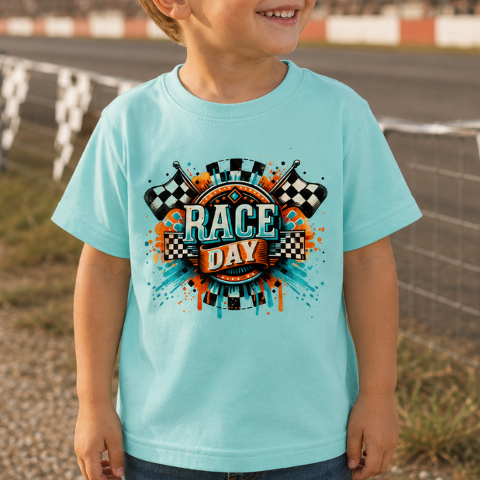 Race Day Checkered Flag Tee