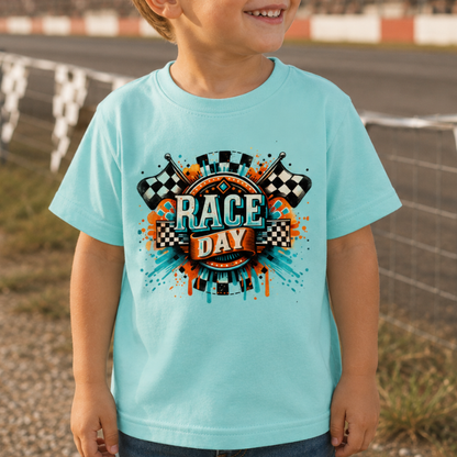 Race Day Checkered Flag Tee