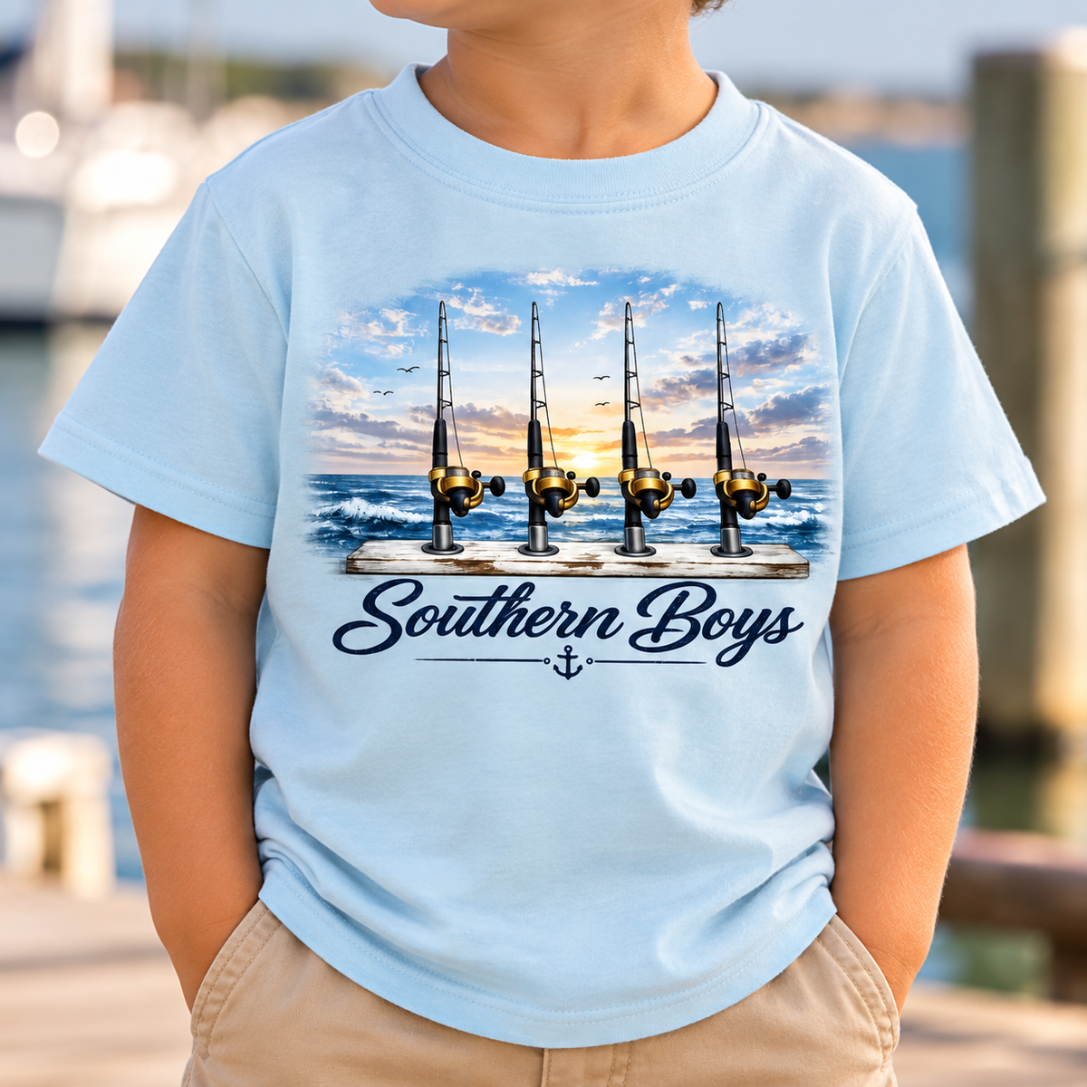 Southern Boys Fishing Tee