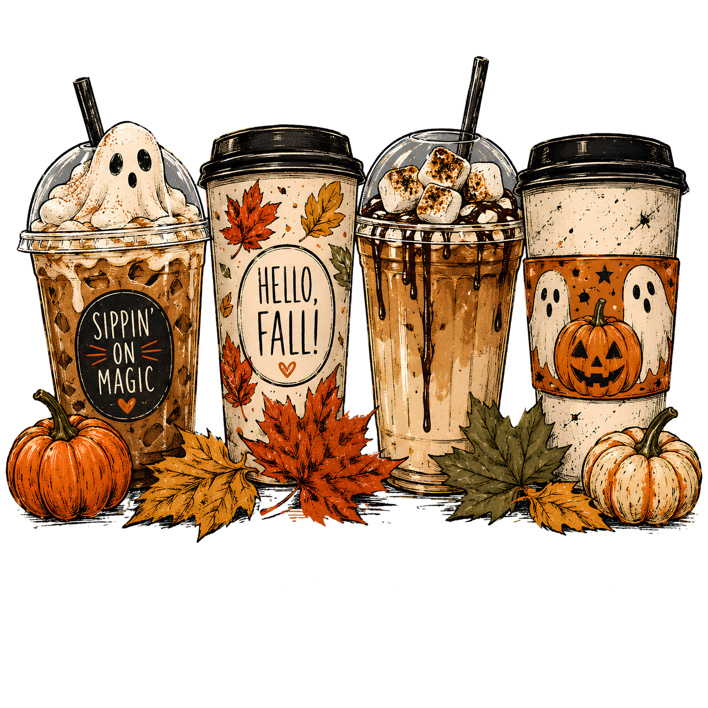 Fall Halloween Coffee