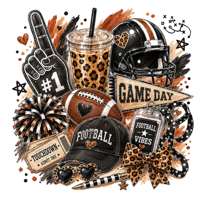 Football Collage Sweathshirt