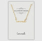 Loved Script Necklace Twice the Charm Boutique